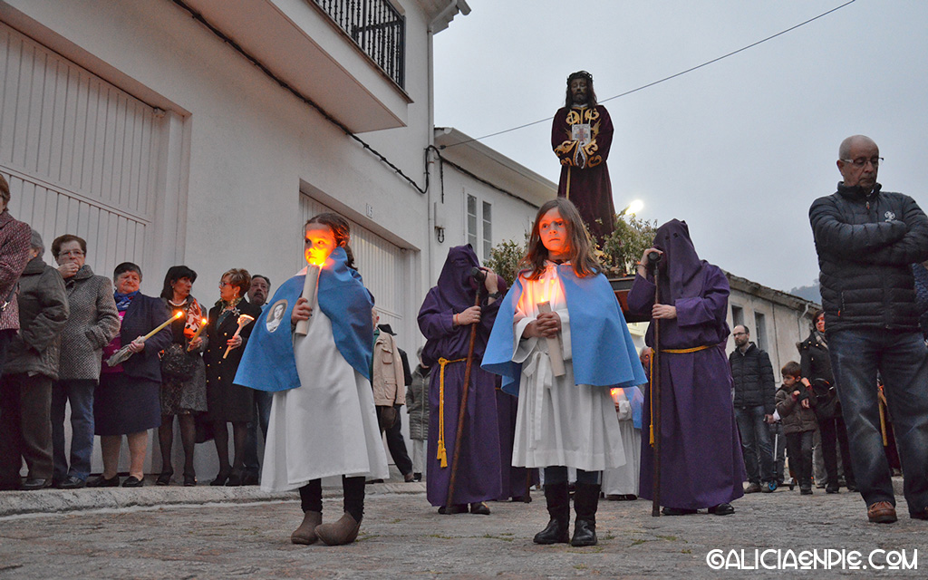 Cristo de Medinaceli. Procesión do Prendemento. Semana Santa en Mondoñedo. 