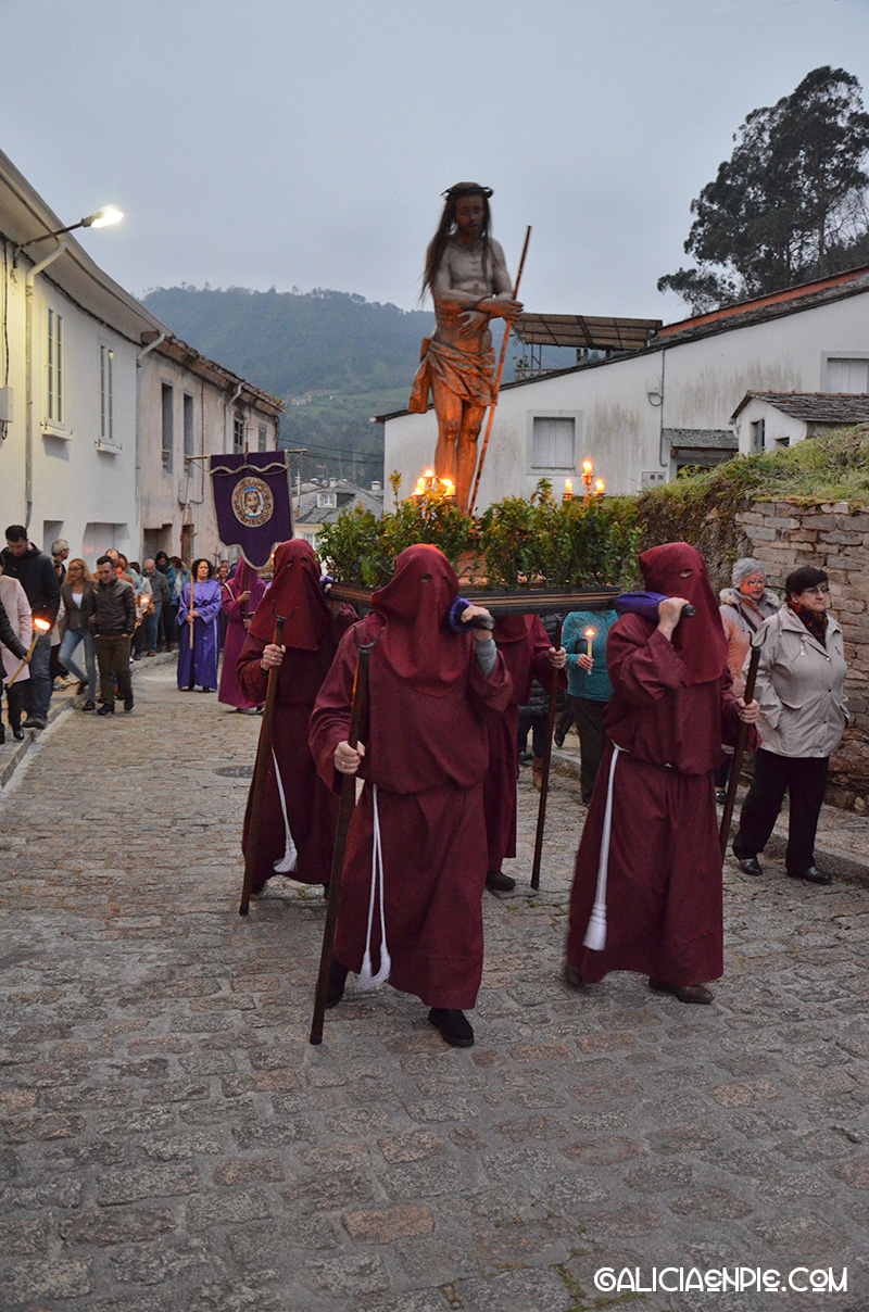 Ecce Hommo. Procesión do Prendemento. Semana Santa en Mondoñedo. 