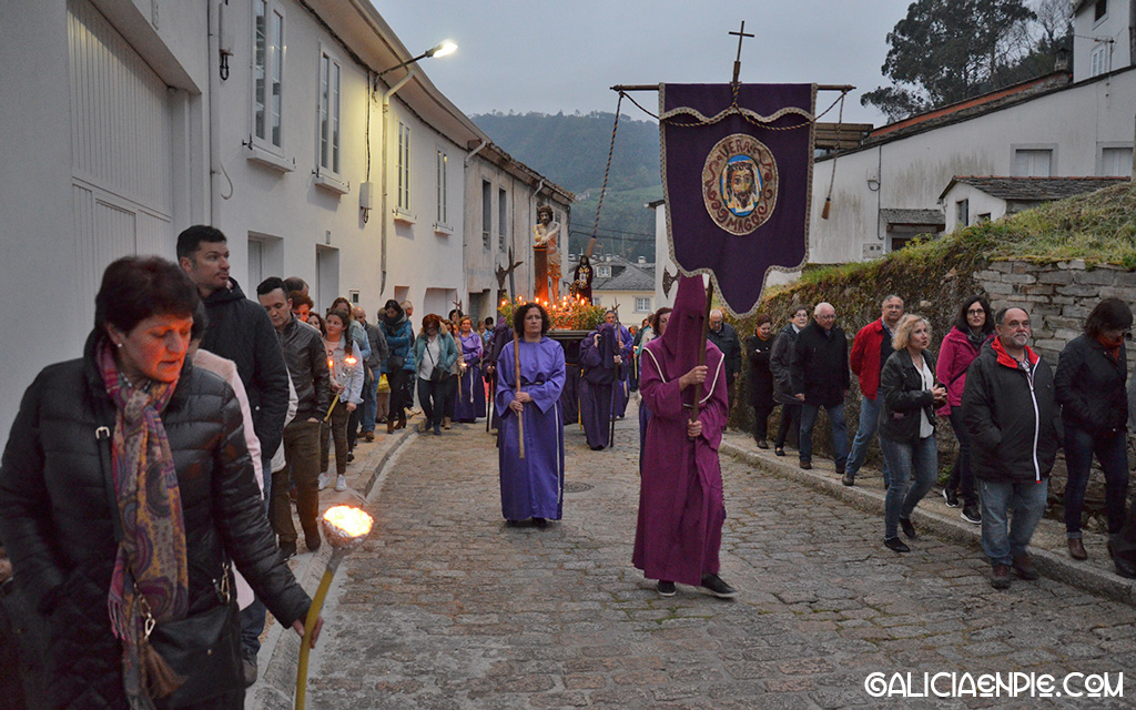 Procesión do Prendemento. Semana Santa en Mondoñedo. 