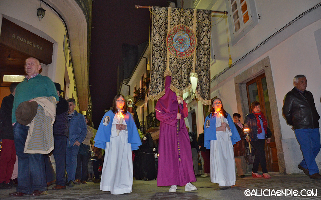 Procesión do Prendemento. Semana Santa en Mondoñedo.