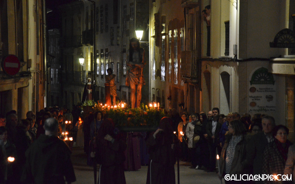 Procesión do Prendemento. Semana Santa en Mondoñedo.