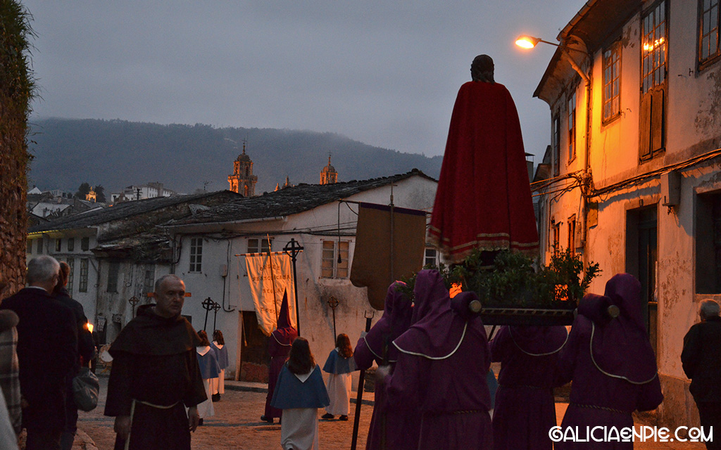 San Juan Evangelista. Procesión do Prendemento. Semana Santa en Mondoñedo.